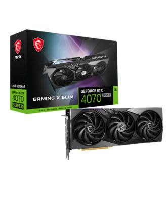 MSI GeForce RTX 4070 Super GAMING X Slim 12G ( 12GB GDDR6X   / Three Fans ) 